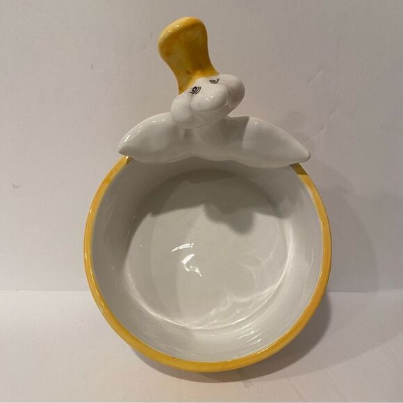 Vintage Bella Casa by Ganz Ceramic Duck Bowl – Collectible Decorative Dish - Picture 6 of 6
